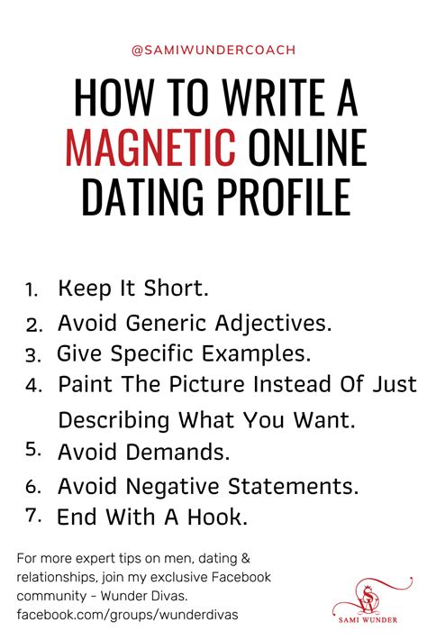 dating profile adjectives